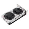 Gaming Graphics Card 2GB GDDR5 128BIT 1072MHz GPU Clock Dual Fan Desktop Graphics Card for Computer Chassis GTX750Ti 2G