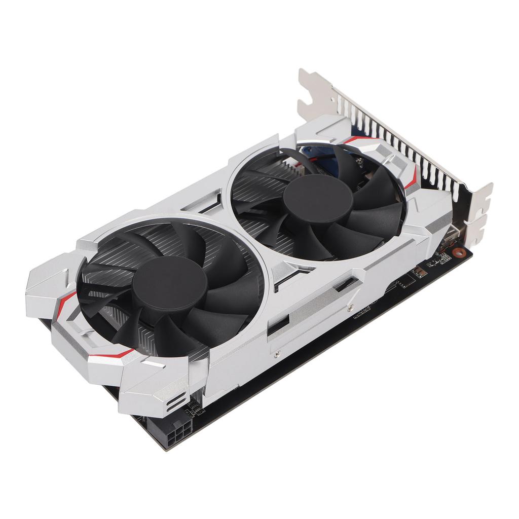 Gaming Graphics Card 2GB GDDR5 128BIT 1072MHz GPU Clock Dual Fan Desktop Graphics Card for Computer Chassis GTX750Ti 2G