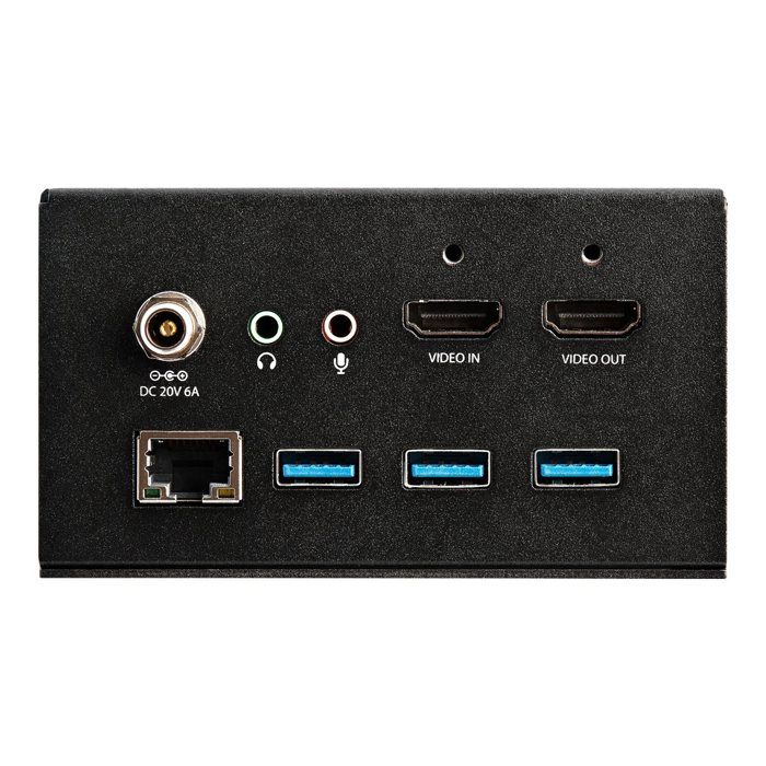 Startech modul pro dokování notebooku pro konferenční stůl connect box noirVideohry Dokovací stanice pro konferenční místnost | HDMI