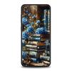 Vintage  Bookcase Painted Phone Case for Samsung Galaxy A54 A42 A34 A24 A22 A16 A14 A12 A02 A03 A70 A50 A40 A30 Soft TPU Shell