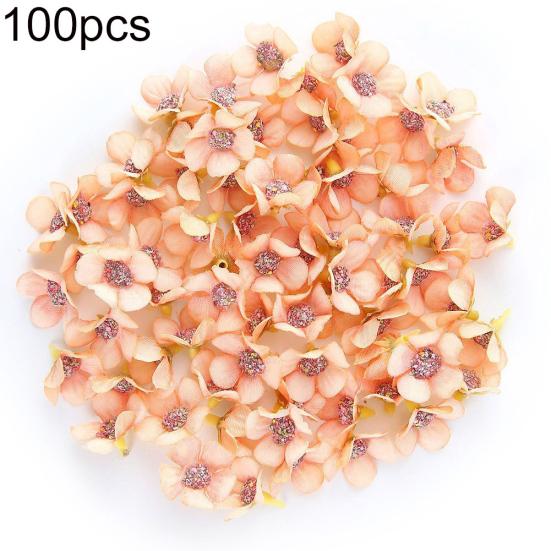 100 ks 2cm mini umělá květinová hlava sedmikrásky DIY svatební dekorace girlanda