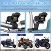 Motorcycle USB Charger, Dual USB Type C 30W PD & QC 3.0 Motorcycle Phone Charger With Voltmeter & ON/Off Switch, Waterproof ATV/Motorcycle/Dirt Bike