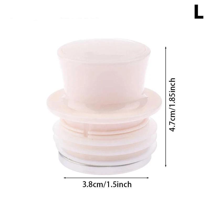 Thermos Cup Accessories Thermos Bottle Stopper Stainless Steel Silicone Kettle Cover S/L Replacement Parts
