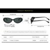 2026 New Fashion Cat-eye Small Frame Sunglasses Oval Glasses UV400 Outdoor Sunscreen Glasses Personalized Street Photography Props