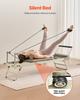 VEVOR Foldable Pilates Reformer, Pilates Workout Machine for Home Gym Studio Use, Pilates Bed with Dual Resistance- Spring & Cord