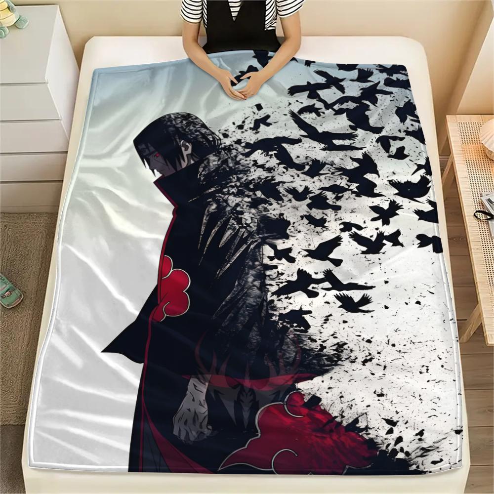 1Pc Cartoon Print Flannel Blanket, High Quality Comfortable for All Seasons, Home Decor, Warmth and Comfort, Perfect for Christmas Birthday Gift