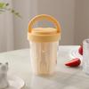 Salad Cup 501-600ml Food-Grade Portable Leak-Proof Design Salad Jar with Spoon Enhanced Drainage
