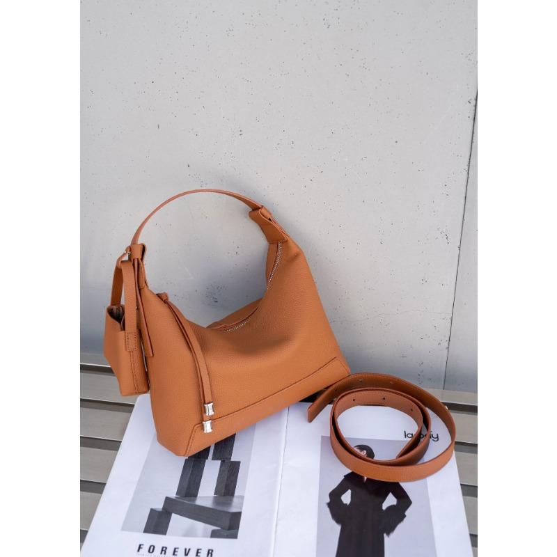 Cowhide Shoulder Women's Bag Large Capacity Messenger Tote Bag