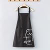 Household kitchen apron waterproof and oil-proof women's fashion new foreign style Internet celebrity apron waist catering cooking overalls