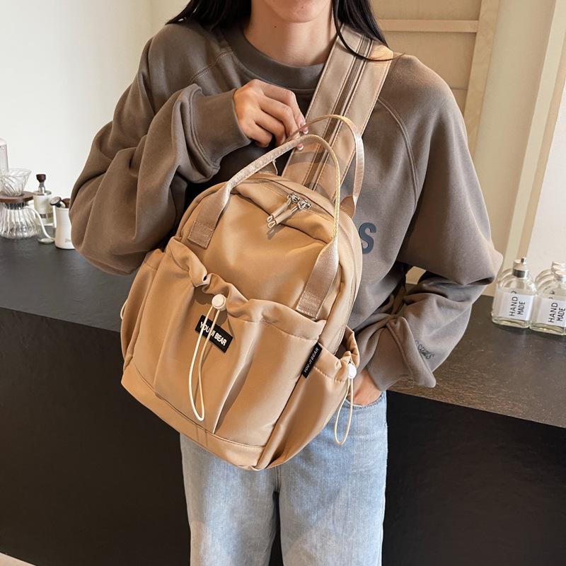 Schoolbag1011 New Casual Bag Commuting Fashion Simple Trend Portable Backpack Large Capacity