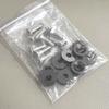 10pcs M6 Bolt Set Car Modification Gasket Screw Aluminum Fender Washers Fender Bumper Engine JDM RACING Style NO LOGO