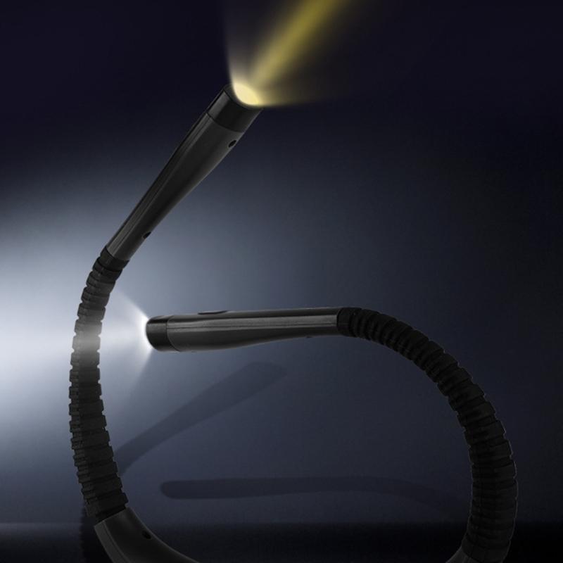 Foldable Hands Less Lamp For Hobbies Vehicle Repair Night Fishing Crafting Maintenance 1000mAh Battery Adjustable Color