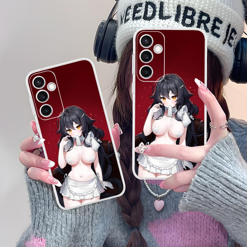 Azur Lane Azuma Mobile Phone Case for Samsung Galaxy S25 S24 S23 S22 S21Plus FE Ultra Clear Colour Protective Smartphone Luxury