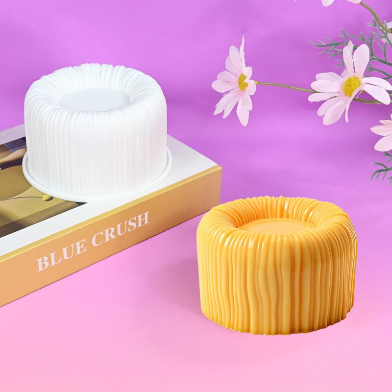 Coil Texture Design French Mousse Cake Mold White Or Black Silicone Cake Mold Kitchen Bakeware Dessert Decorating Tools