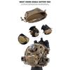 Tactical Helmet Rear Bag Brain Battery Pouch Hook&Loop NVG Battery Box Storage Pocket Hunting Gear Accessories SC Style