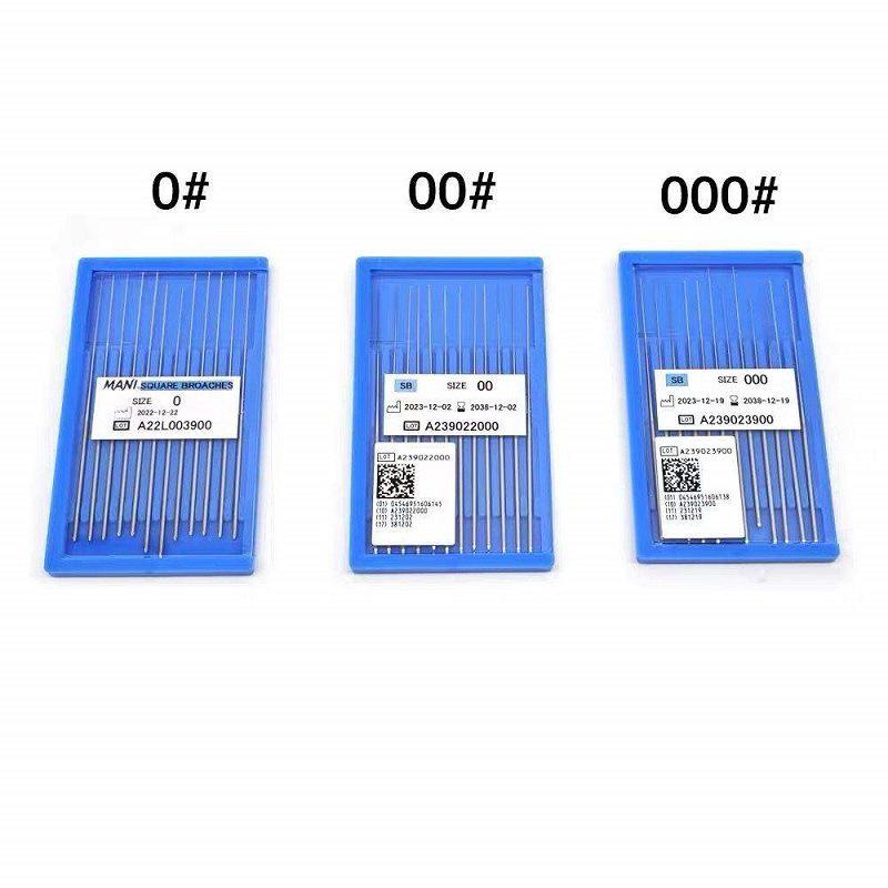 Dental Materials MANI: Cotton Swabs, Handleless Dental Probes, Nerve Needles, Pulp Extractor, Root Canal Irrigation Needles, Oral Files