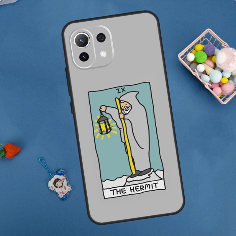 The Hermit Tarot Card Case For Xiaomi 15 Ultra 13 14 11T 12T 13T 14T Pro POCO X7 Pro F5 F6 M6 X3 X5 X6 Pro Coque