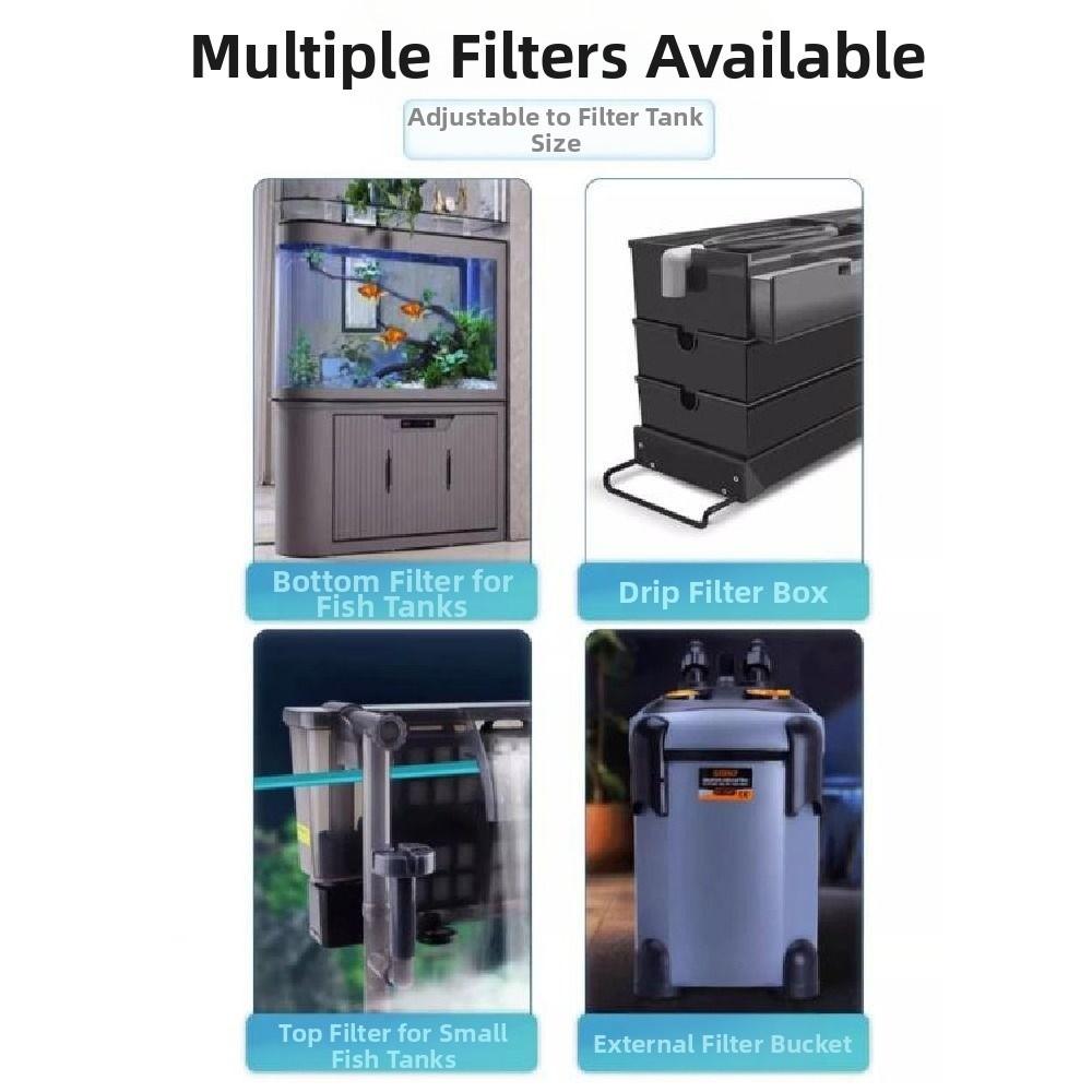 2Pcs 40x50cm Aquarium Filter Sponge 10D Non Gel Filter Pad Durable Pond Filter  Aquarium Accessories