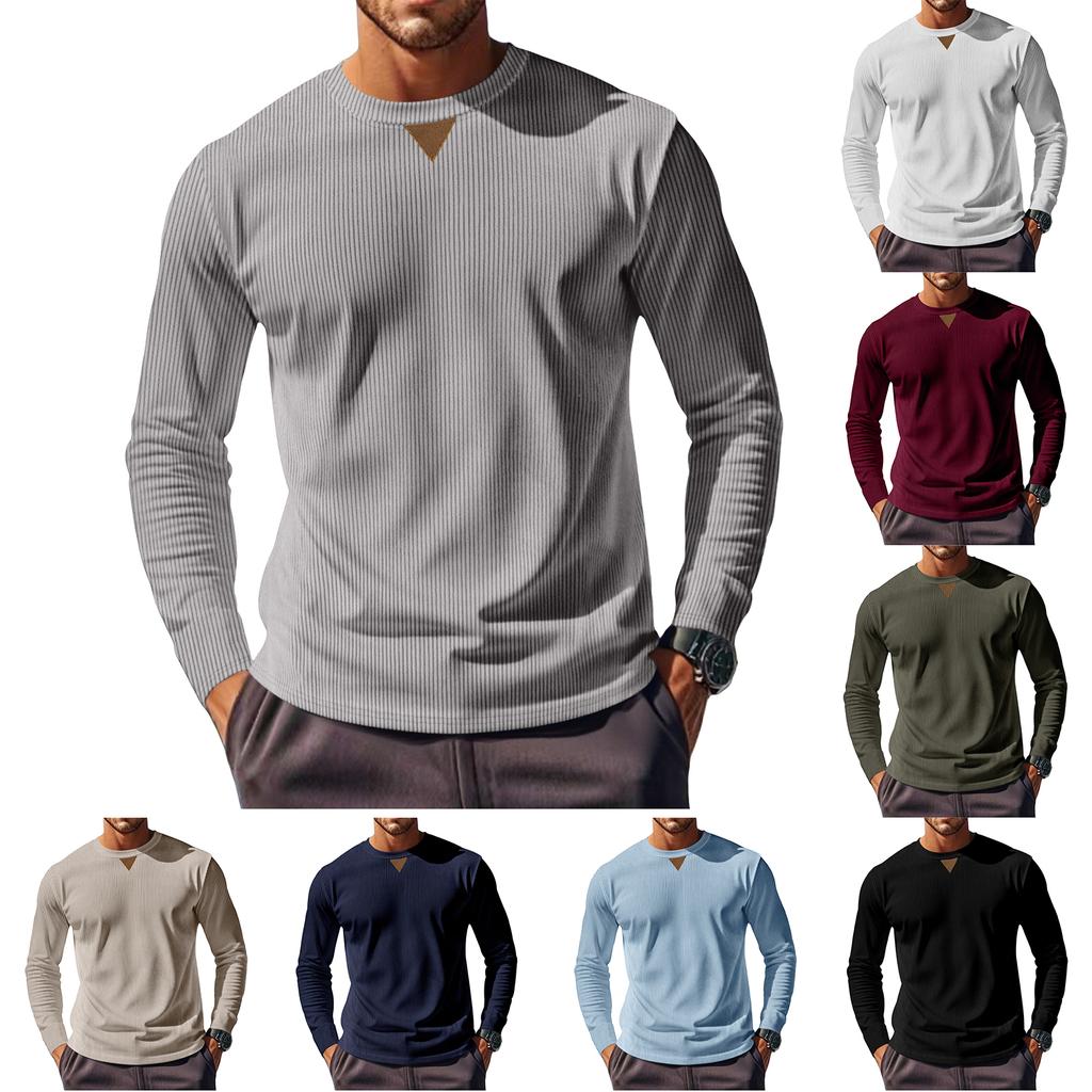 Herre Casual Vattert Komfortabel Streetwear Pullover Lett Trendy