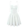 Spring Stamen Vietnam Niche French Style Pure Desire Style Exquisite Lace Edge Vacation Bustier Dress