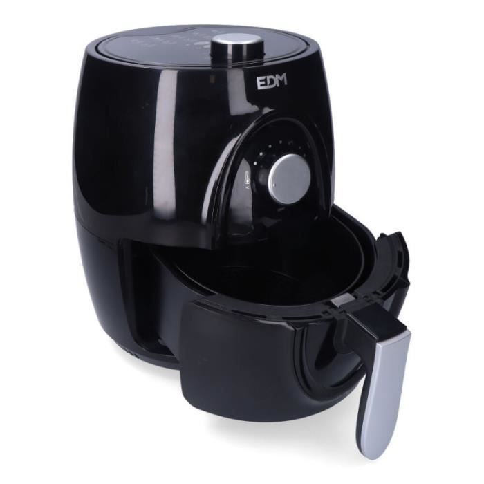 Friteuse à air - EDM - 3,6L - 1400W - Minuterie 60 min - Température 80-200°C