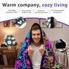 DIY Coloring Blanket Creative Art Project Painting Blanket Machine Washable Soft Customizable Coloring Blanket for Home Decor