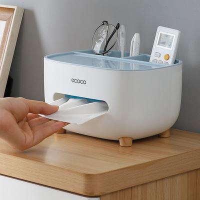 Multifunktionell vävnadslåda med diverse spår ABS Ingen lukt Vävnadsbehållare Heminredning