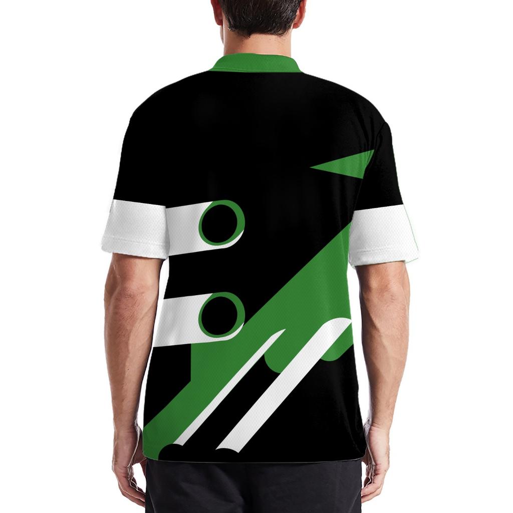 2026 Summer Men's Polo Shirt - 3D Printed Design Breathable Lightweight Stylish and Comfortable Versatile