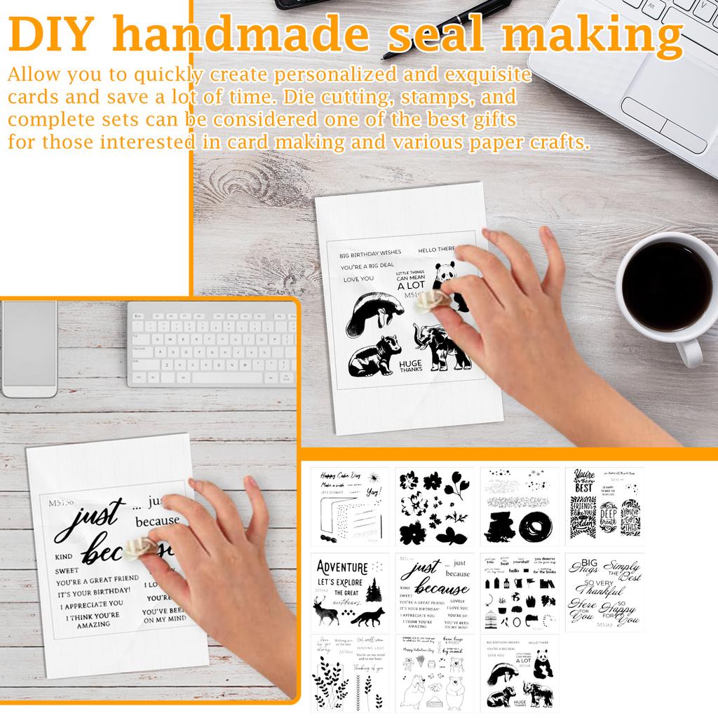 Clear Silicone For DIY Crafts – Transparent Template For Journaling And Scrapbooking