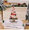 Wooden Christmas Tree Desktop Ornament Santa Claus Merry Christmas Sign Plaque Xmas Decoration for Home 2025 New Years Noel Gift