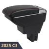 2025 C3 Car Center Armrest Box Accessories