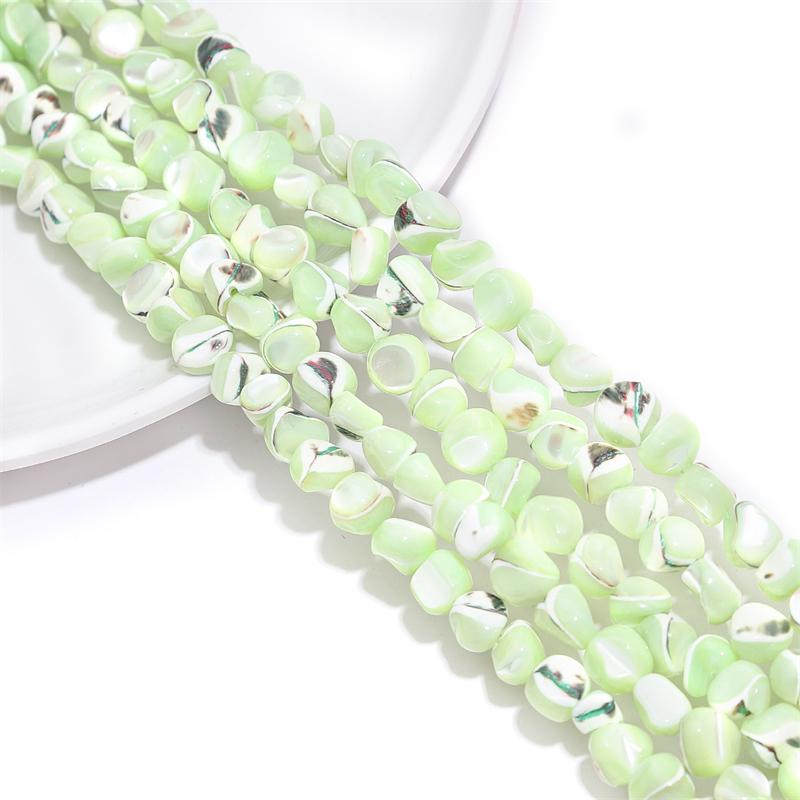 55Pcs Natural Colored Horseshoe Snail Irregular Leather Small Stone Beads For DIY Necklace Bracelet Earrings Jewelry Making