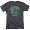 Gumby Get Bent Logo T Shirt Mens Licensed Classic TV Show Charcoal