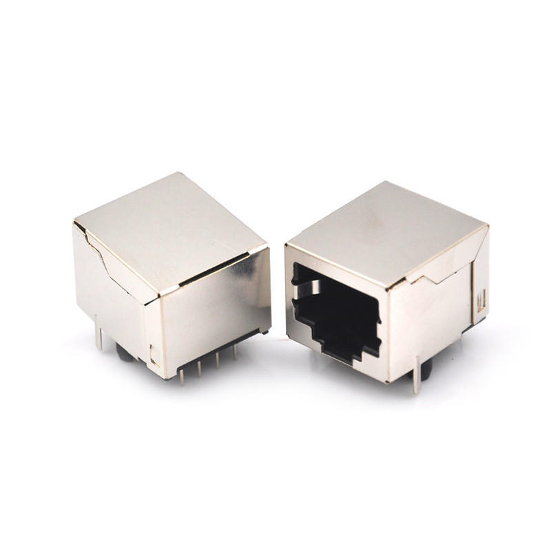 10pcs PCB Mounted RJ45 8P8C Network Modular Connector Socket Jack Adapter