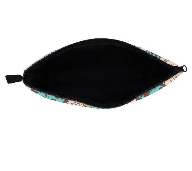 Cosmetic Bag Makeup Bag Waterproof Travel Toiletry Pouch Bag with Mandala Flowers Design