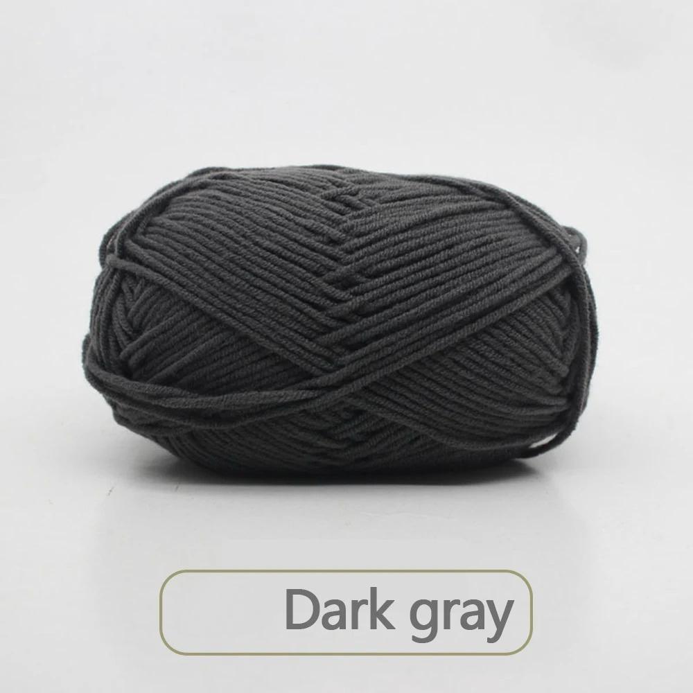 1pc 50g Soft Wool Milk Cotton Yarn Crochet Anti-Pilling Hand Knitting Thread For Cardigan Scarf Hat Baby Sweater Doll Supplies