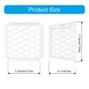 2 Pièces Grille de Protection pour Évent de Sèche-Linge en Acier au Carbone Protection Anti-Oiseaux Protecteur de Système de Séchage Facile à Utiliser
