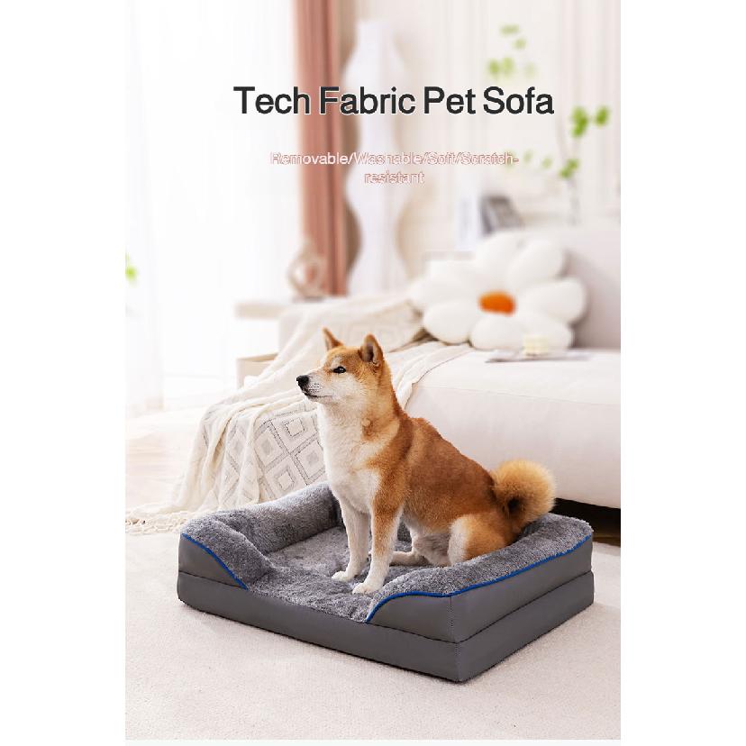 Winter Pet Dog Bed Sofa Deep Sleep Memory Foam Dog Bed Small Medium Large Square Thickened Warm Mat Kennel Dog Products