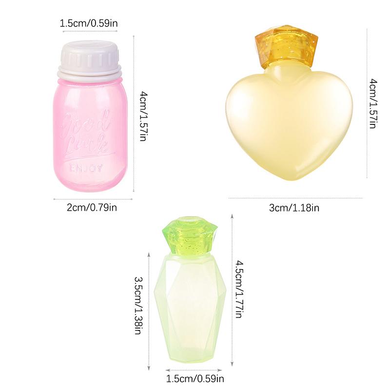 4Pcs Mini Portable Sauce Condiment Dispenser Bento Ketchup Bottle Plastic Sub-Bottling Seasoning Bottle Kitchen Accessories