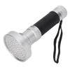 100LED UV Flashlight Fluorescent Detection Lamp for Cosmetic Mask Banknote Verification(black)