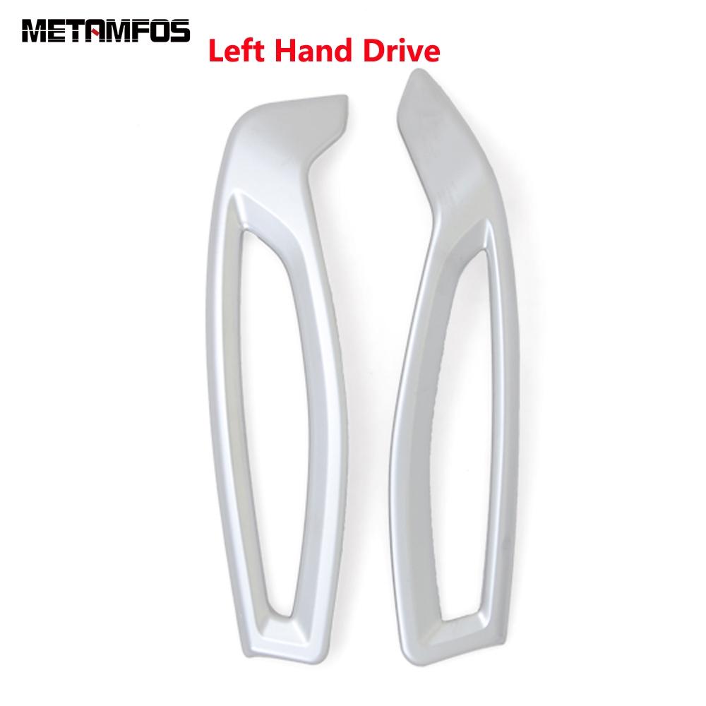 Front Air Condition AC Vent Outlet Cover Trim For Toyota CHR C-HR 2016-  Carbon Fiber Interior Accessories Car Styling