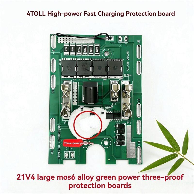 PPYY-For 18650 Battery Protection Board 21V 6A Fast Charging 180A- Battery Protection Board Designed For Power Too