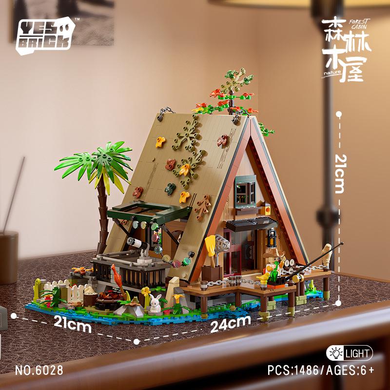 6028 Creative Treehouse Street View Model: Puzzle & Building Block Toy for Boys