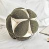 Nordic Style Plush Cushion With Piping For Living Room Decor And Bedside Use