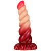 Gradient Color Twist Shape Female Anal Plug Anal Dilator Female Imitation Phallus Adult Sex Toys