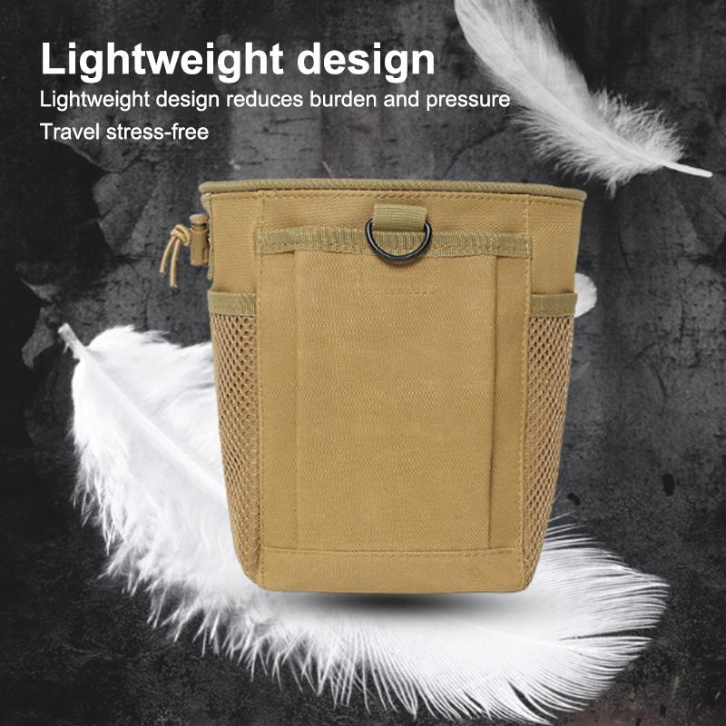 1Pcs Storage Bag Outdoor Molle Drawstring Magazine Dump Pouch Adjustable Utility Belt Fanny Hip Bag