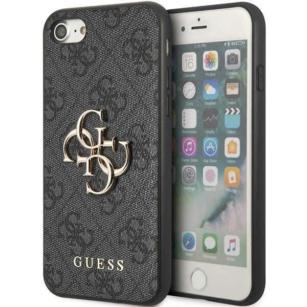 Guess Guhci84Gmggr Iphone 7/8/Se 2020 /Se 2022 Szary/Grey Hardcase 4G Big Metal Logo