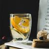 225ml/320ml Double Wall Glass Cup Drinking Glasses Transparent Coffee Mug Heat-resistant Tea Cup Latte Mocha Coffee Mugs Cafe