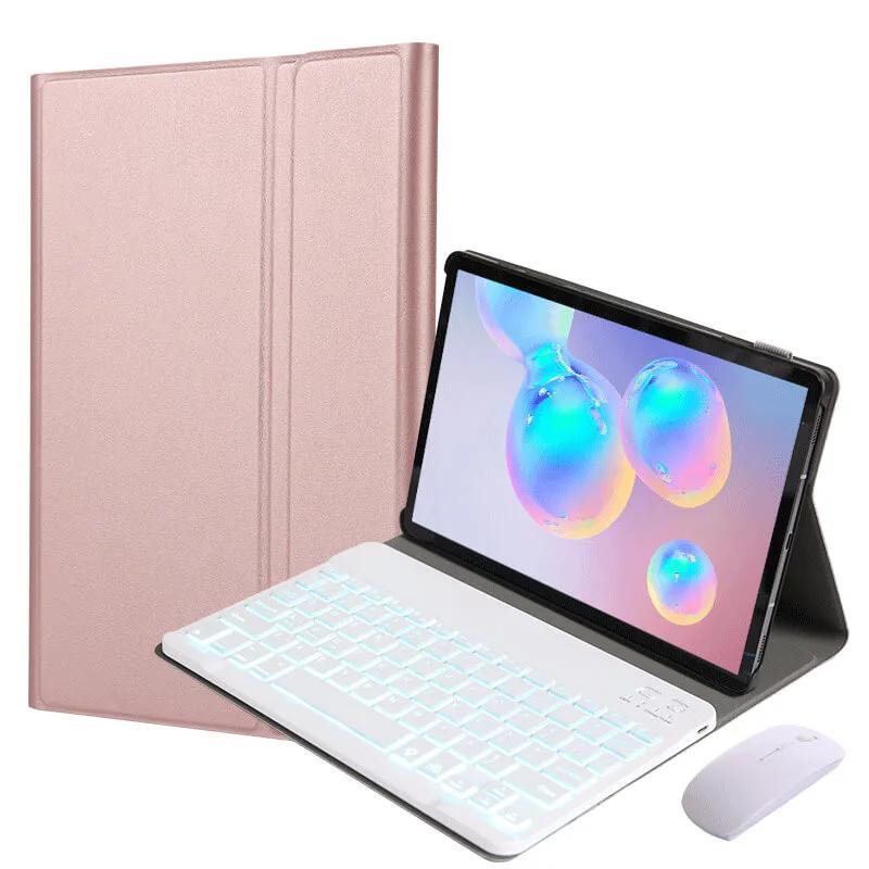 Tablets Keyboard Case for Huawei MediaPad M5 Lite 10 BAH2-W19/L09 7 Color Backlit Keyboard Cover Funda