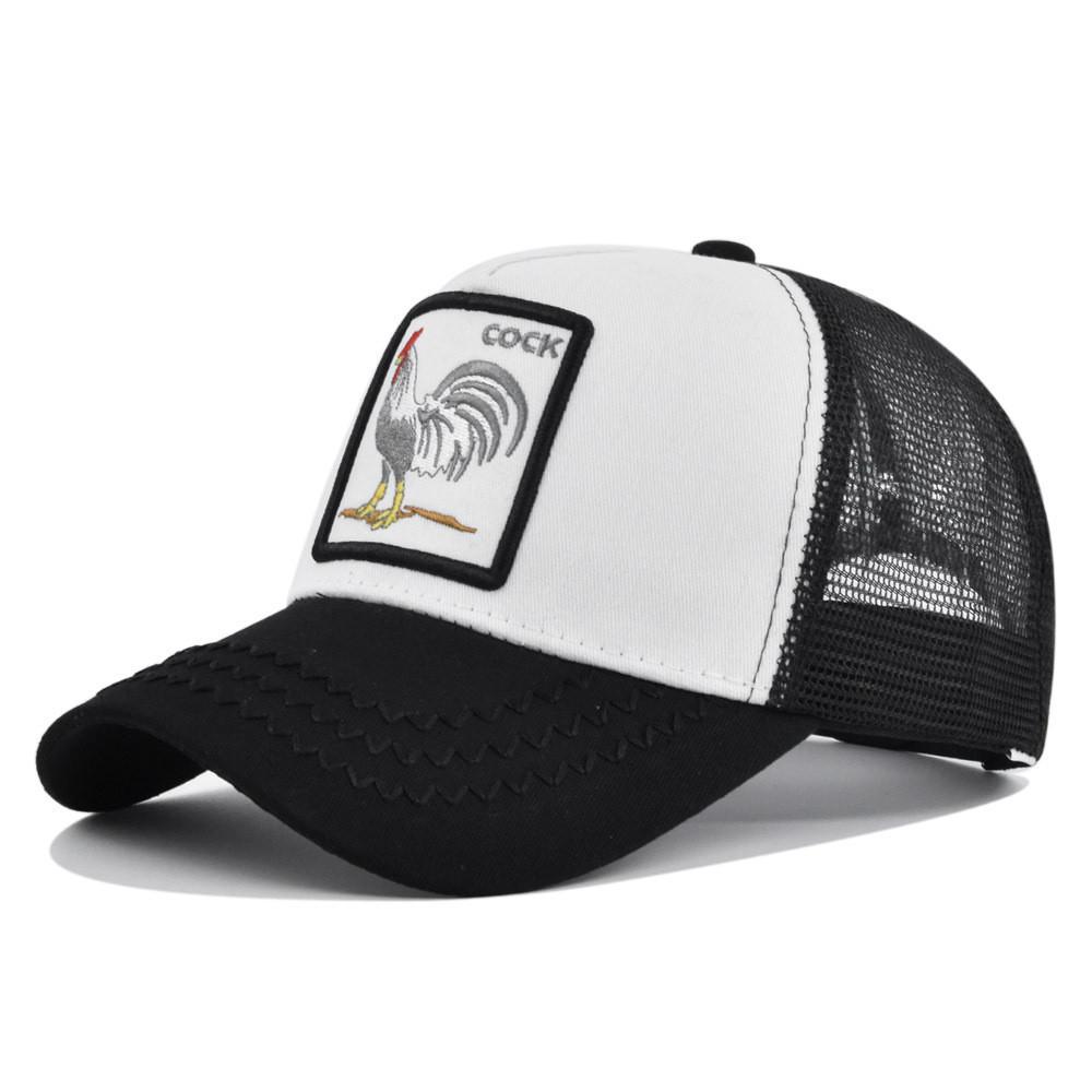Duck Tongue Cap Cartoon Animal Rooster Cotton Embroidered Net Cap Baseball Cap